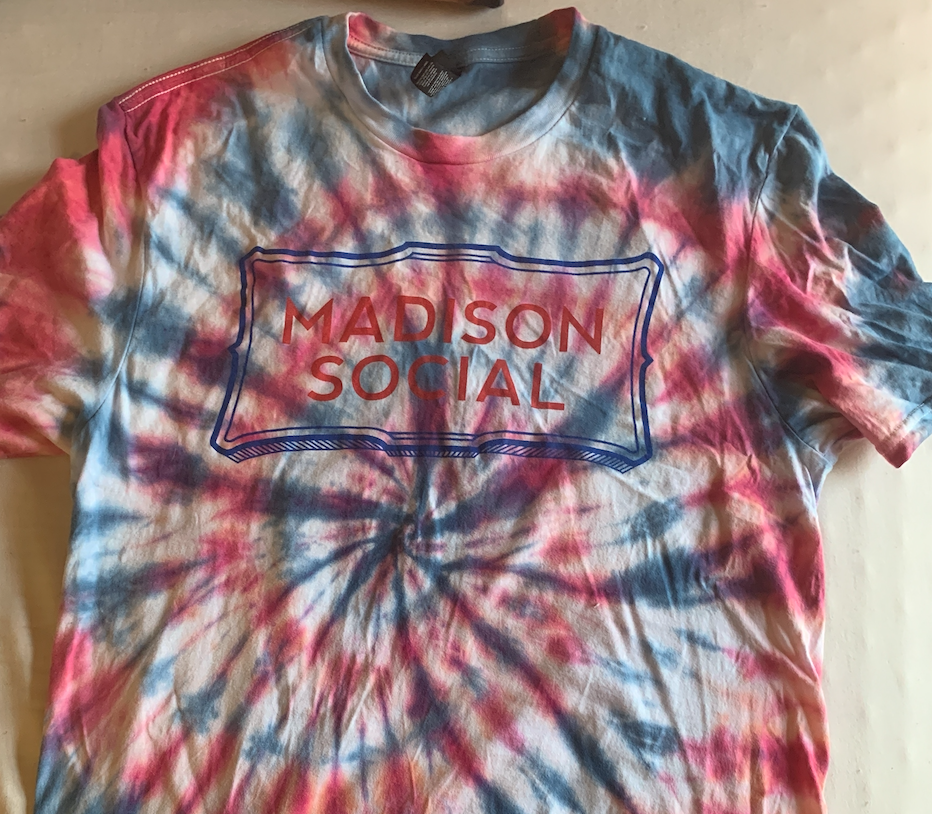 Tie Dye Shirt Madison Social